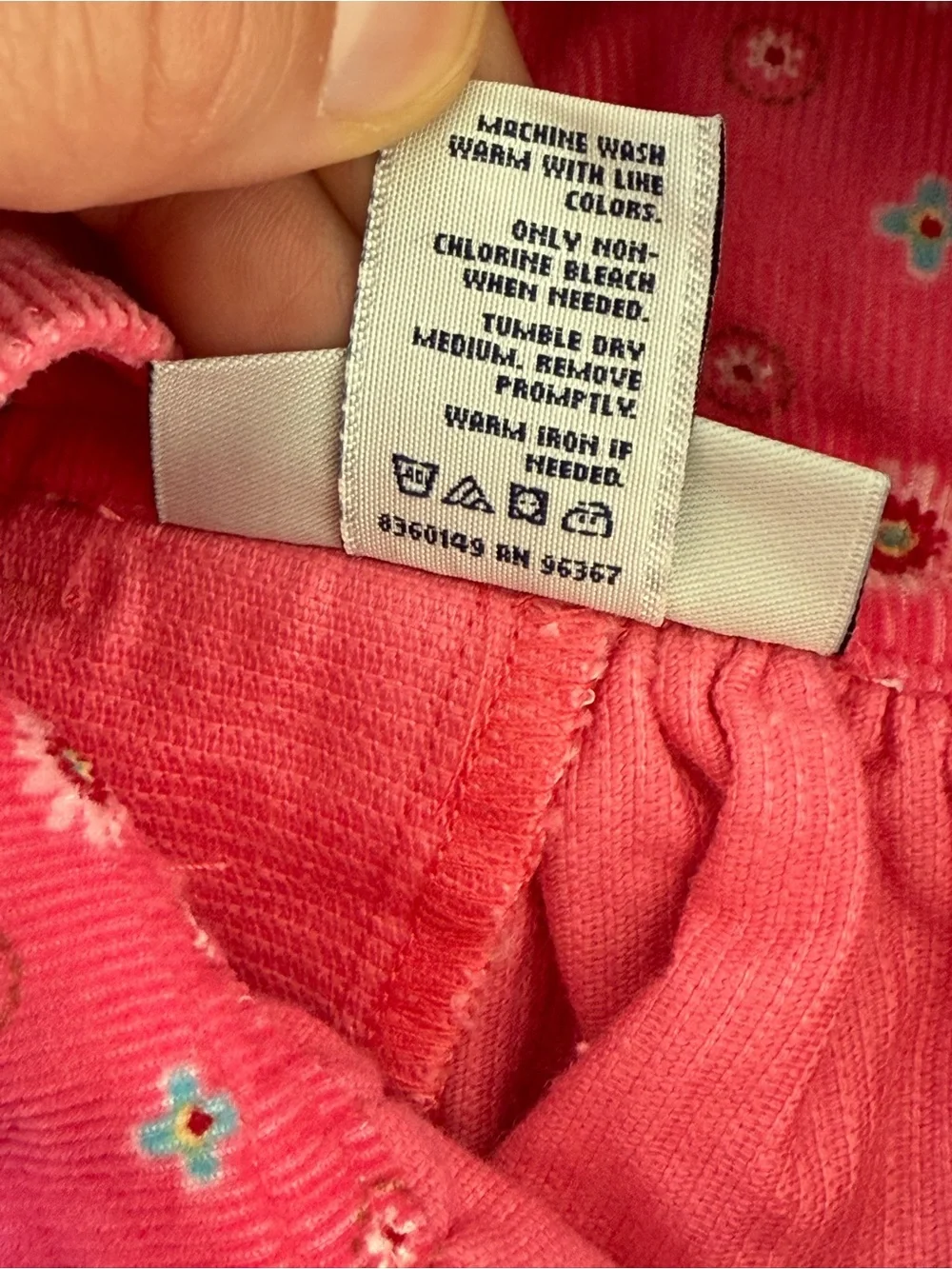 Osh Kosh Pink Corduroy Overalls